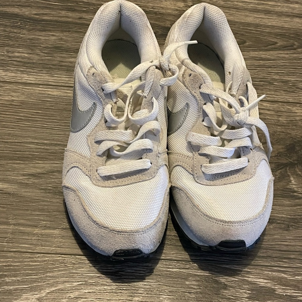 Nike Women”s
White and Gray Sneakers